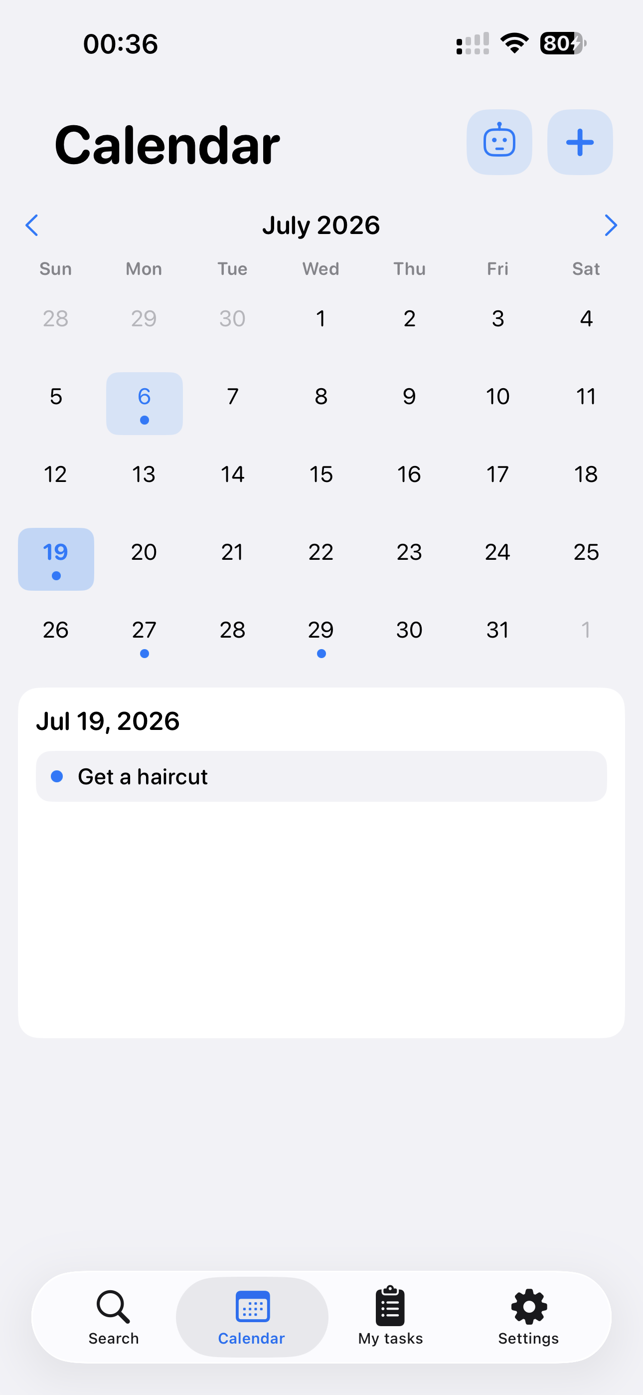 Calendar